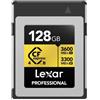 Lexar Professional Oro CFexpress 4.0 Type B R3600/W3300 MB/s - 128GB