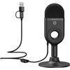 SmallRig 3491 simorr Wave U1 USB Condenser Microphone (Black)