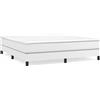 vidaXL Giroletto bianco 160x200 cm in ecopelle