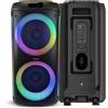 Fontastic Altoparlante Fontastic Party Zeal 1000 - Altoparlante Bluetooth con riproduzione USB, ingresso AUX e slot MicroSD - Impianto karaoke con microfono (2 pezzi)