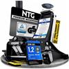 NTG Nutzfahrzeug Technik GmbH (32457 Por NTG SOLLEVATORE IDRAULICO PER AUTO 3T PRO - sollevatore idraulico a profilo ribassato con doppio cilindro - Altezza di sollevamento 75-505 mm - SOLO 29,6 KG SUV e autovetture