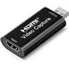 Lustrens Adattatore HDMI, scheda di acquisizione audio/video, 4K/1080p, adattatore USB-HDMI