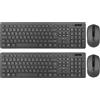 Lustrens Tastiera e mouse wireless, layout tedesco, per PC/laptop/smart TV