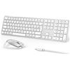 Lustrens Tastiera e mouse Bluetooth per Mac, design francese AZERTY