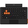 Lustrens Tastiera magnetica con touchpad - Design compatto, tasti WASD arancioni