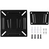 Lustrens Supporto da tavolo per monitor LCD LED da 12-24 pollici, compatibile con TV, PC e schermi