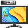 Lustrens Monitor per PC compatto da 10,1 pollici, risoluzione 1280x800, tecnologia LED, schermo IPS 16:10, mini-monitor (con ingressi HDMI/VGA/BNC/AV, altoparlanti e supporto VESA)