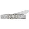 KARL LAGERFELD JEANS Klj K Shiny Faux Leather Belt cintura Donna (Pacco da 1)