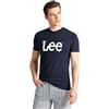 Lee - T Shirt Uomo - vestibilità Regular - Wobbly Logo Tee
