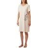 Uncover by Schiesser Donna Camicia da Notte Maglia Lunga Manica Corta - Abbigliamento da Notte