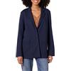 Amazon Essentials Donna Blazer in tessuto Ponte morbido, vestibilità comoda