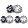 Raheem Set di 3 testine di ricambio SH71 Philips, compatibili con rasoi Philips: | Philips - Testina di ricambio per rasatura serie 7000 S7XXX, Series 5000 S55XX, Philips Series 5000, 1 lama + 1 pellicola per