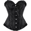 Generico Corsetto Donna Intero Gotico Elegante Vintage Halloween Corpetto Top | In Tinta Unita Bustino Modellante Stringivita Con Scollo E Stecche Top Senza Maniche Vintage Casual Sottoseno Push Up