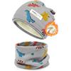 beifon Cappello e Sciarpa per Bambini Invernale Sciarpa Berretto in Maglia Cotone Morbido Elasticizzato a Doppio Beanie Cappello Scaldacollo per Primavera, Autunno e Inverno 2-8 Anni
