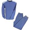 Alpi Group Srl IRGE Pigiama Uomo Caldo Cotone Interlock con calze in omaggio MII | Pigiama Uomo caldo cotone disponibile in vari modelli e colori a scelta, in omaggio calde calze corte abbinate
