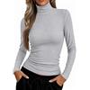 Cicy Bell Maglie Manica Lunga Donna Collo Alto Maglioni Slim Fit | Lupetto,Termica T Shirts,Dolcevita,Sottogiacca,Invernale,Autunno,Maglietta