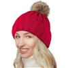 NEOLA Cappello Donna InvernaleBerretto Donna con PON PON Cappello Donna da Sci Beanie in Maglia Fodera in Pile Spesso Caldo Morbido Taglia Unica cap BobbleRegalo Donna Uomo Unisex