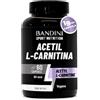 Bandini® Acetil L-CARNITINA 1000 mg (Alto Dosaggio) | Acetyl L-Carnitine | per Sportivi che praticano Attività Fisica intensa | Per Palestra, Sport e Allenamento | L Carnitina Vegan, No OGM | 60 Caps