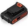 TOPBATT 18V Batteria di ricambio per Black Decker 18V Batteria LB20 LBXR20 LBX20 LBXR2020-OPE-2 LBXR20B LB2X4020 LST220