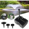 YAOBLUESEA Pompa per Laghetto Filtro per Laghetto UVC Fontana 4 in 1 con Filtro Chiarificatore UV CUF-2500 1000L / H 28W 10m Cavo di Alimentazione Giardino e Fontana Design