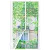 berssen Zanzariera Magnetica - 90 x 200 CM Rete Fine - BIANCO | Zanzariera Porta Finestra Superiore Aumentato a 3,8 cm, si Chiude da Sola, Mantiene l'aria Fresca