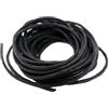 The Bead Shop Filo di Cotone Cerato Nero 1 mm 5 m - Cordino per Collane - Filo Cerato per Ciondoli e Bigiotteria - Cordoncino per Braccialetti, Macramè e Shamballa Fai da Te