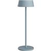 K-Bright 1 pcs LED Lampada da tavolo senza fili in alluminio Blu | Luce calda da 3000K, Protezione IP54 Lampada Led Ricaricabile senza fili, Adatto A Cena, Lettura, Camera, Giardino