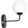 Licht-Erlebnisse Lampada da parete per interni, in vetro e vetro, stile moderno, E14, per camera da letto, soggiorno