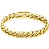 flintronic Bracciale Uomo, Bracciale in Acciaio Inox Uomo Donna, Bracciale Acciaio Inossidabile, Braccialetto Catena, Lunghezza 21/22 cm, Larghezza 6/9/10/12 mm