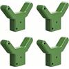 Generic Kit di supporto per alberi da frutto, 4 pezzi, da giardino in | Dispositivo di supporto per stampella per alberi, previene la rottura del tutore per alberi per vigneti