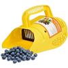 Generic Rastrello per mirtilli, strumento ergonomico per raccogliere mirtilli | Paletta portatile per raccogliere la frutta, con manico e pettine in metallo, per raccogliere lamponi, bacche nere e ribes