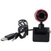 EXHUMKY Webcam per PC 1,3 Megapixel ABS Nero USB 2.0 e Cmos | Rotazione Flessibile, Acquisizione Audio senza Mani, per Studenti e Lavoro da Remoto, su Monitor e Desktop