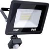 MIWATT Faretti a LED per esterni 30W PIR luci a LED per esterni IP66 2300 lumen, Luce bianca fredda，parco, patio, giardino, garage 6000k,