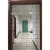 ZiDeTang Tenda per porta con perline in acrilico, decorazione per la casa, con nappe, tenda divisoria (100 cm x 195 cm, marrone cuore)