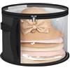 SSKHE 1 scatola per cappelli con coperchio, scatola rotonda per cappelli, borsa da viaggio, leggera e traspirante, per casa e viaggio