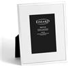 EDZARD Cornice Empola (foto 10x15 cm) con passepartout, placcata argento | Cornice placcata argento per foto 10x15 cm, passepartout, retro in velluto, 2 ganci, portafoto