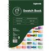 Lightwish Blocco da disegno ad acquerello, 12 fogli rimovibili, 100% cotone, 72 spazi, 39 cm x 27 cm, Watercolor Swatch Book, 300 gsm/140 lb Hot Press per gesso ad olio, acquerello, gouache, matite