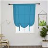 SIMPVALE Tenda a Pacchetto Blu 100 x 120cm 1 Pezzo per Cucina | Tende per Interni Leggere ed Eleganti, Tende Semitrasparenti con Protezione della Privacy per Camera da Letto e Salotto