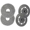 MKTOLHUs Kit di staffe e cuscinetti per mocio compatibile con robot E40 | Supporto in plastica con panni in microfibra per Flo efficiente, 2 staffe e 2 cuscinetti parti di ricambio