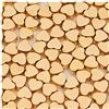 GIVBRO 100 perline cuore vintage distanziatrici per gioielli e bracciali, dorato | 4,5 x 5 mm, spessore 2,5 mm, foro da 1 mm, struttura in plastica, per orecchini, cavigliere e portachiavi