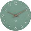 ACCSHINE Orologio da parete radiocontrollato in legno MDF senza ticchettio, silenzioso, batteria al quarzo, grande orologio da parete facile da leggere per stanze, casa, cucina ufficio, scuola