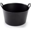 Synx Tools Secchio flessibile/cesto della biancheria nero 42 litri - Cestini portaoggetti - Wassorteter