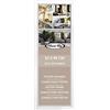 Close Up Cornice per poster, 33 x 95 cm, colore bianco, MDF, cornice per poster treno lungo, disco in PVC (infrangibile), larghezza profilo 30 mm