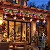 Micacorn Luci Rete Triangolare Stelle 3D 192LED 5M 8 Modalità IP44 Natale Giardino | 31V Bassa Tensione Alimentazione Rete Memoria Interno Esterno Balcone Terrazza Finestra Feste Nozze Impermeabile Decorazione