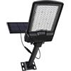 Generico LAMPIONE STRADALE LED 2000W CON PANNELLO SOLARE IP67 CON TELECOMANDO TIMER-LAMPADA SOLARE GIARDINO ROYAL