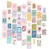 DAWRIS 50 Pezzi Poster da Parete Vintage Kit, Collage Wall Quadretti Moderni Aesthetic Room Decor Stampe Stile Boho, Decorative per Camera da Letto Ragazzi