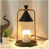 generic Lampada per sciogliere la cera, 1 pezzo, scaldacandele | Luminosità regolabile, timer, per candele piccole e grandi, senza fiamma, design vintage elegante, decorazione per la casa