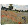 canvashop Quadro Monet Cm 100X70 Papaveri Stampe Da Parete Su Tela Canvas Quadri Moderni Soggiorno Camera Da Letto Impressionisti