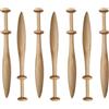 Generic Bobine di pizzo in legno, kit per la creazione di merletti, bobine con