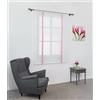 SIMPVALE Tenda a Pacchetto Rosa Chiaro 100 x 120cm 1 Pezzo per Cucina | Tende per Interni Leggere ed Eleganti, Tende Semitrasparenti con Protezione della Privacy per Camera da Letto e Salotto